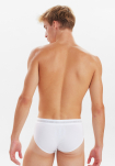 Bambusviskose, Slips Unterhosen, 3-Pack, Weiß -JBS