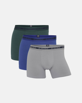 Bambusviskose, Unterhosen, 3-Pack, Mehrfarbig 983 -JBS