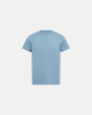 Bambus, T-Shirt mit Rundhalsausschnitt, Blau - Resteröds