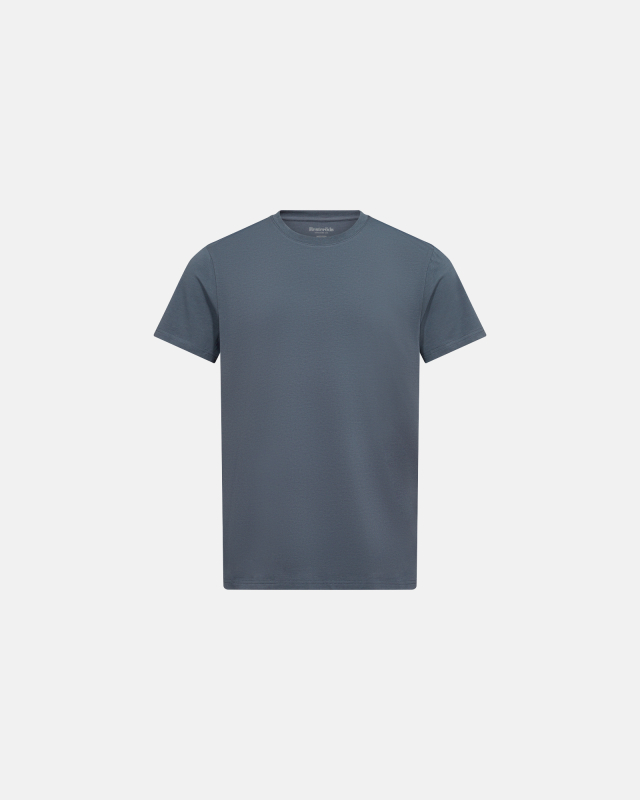 Bambus, T-Shirt mit Rundhalsausschnitt, Grau -Resteröds