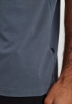Bambus, T-Shirt mit Rundhalsausschnitt, Grau -Resteröds