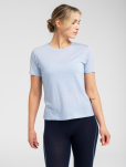 Bio-Wolle, T-shirts "light", Hellblau -Dovre Women