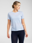 Bio-Wolle, T-shirts "light", Hellblau -Dovre Women