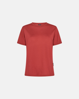 Bio-Wolle, T-shirts "light", Rote -Dovre Women