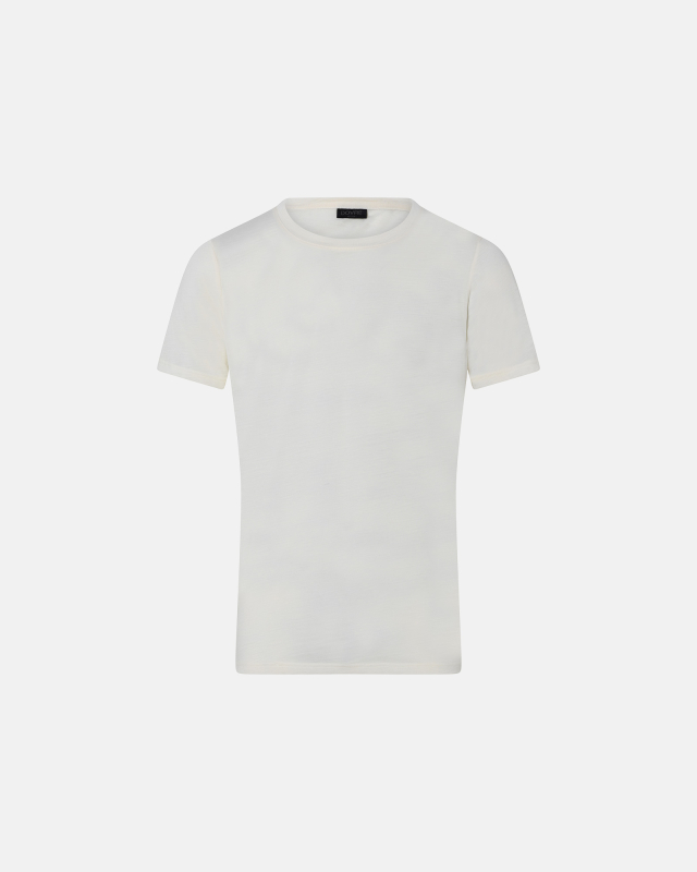 T-shirt, 100% Bio-Wolle, Beige