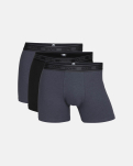 Bambus, Unterhosen, 3-pack, Grau -Dovre