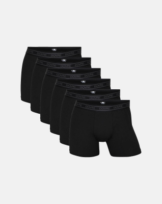 Bambus, Unterhosen, 6-pack, Schwarz -Dovre