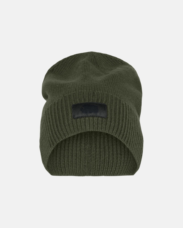 Bio-Wolle, Beanie Mütze, Grün -Dovre