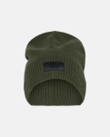 Bio-Wolle, Beanie Mütze, Grün -Dovre
