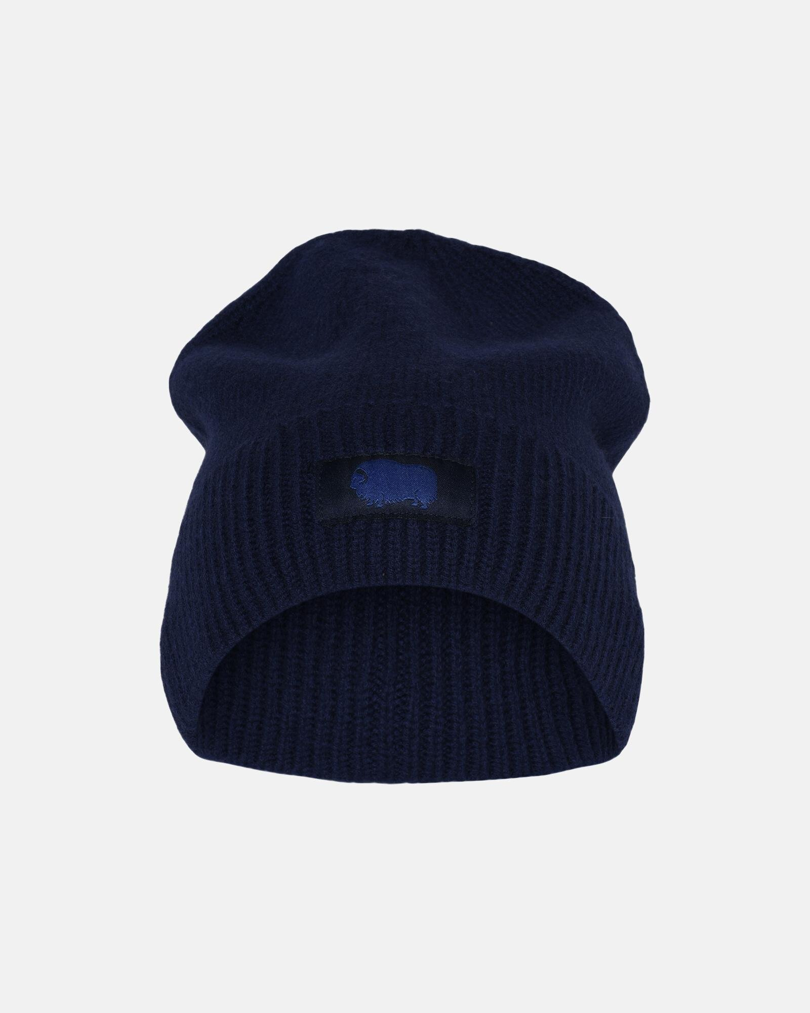 Bio-Wolle, Beanie Mütze, Blau -Dovre Bio-Wolle, Beanie Mütze, Blau -Dovre