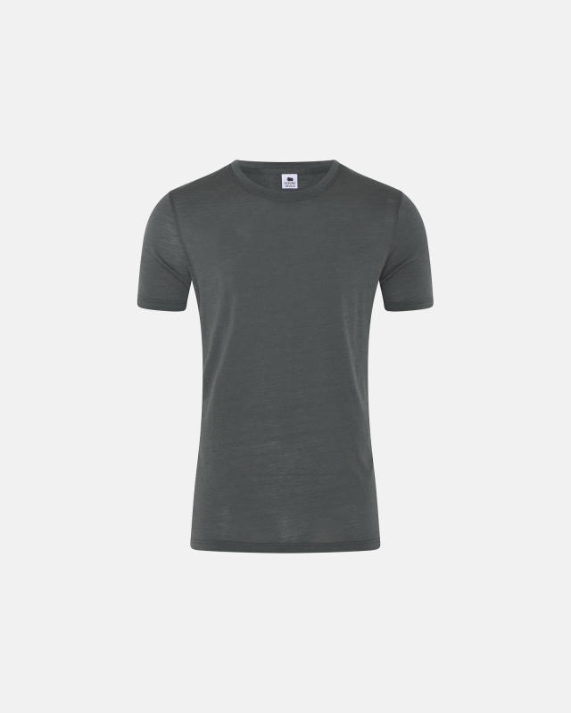 Bio-Wolle, T-Shirt, Grün -Dovre