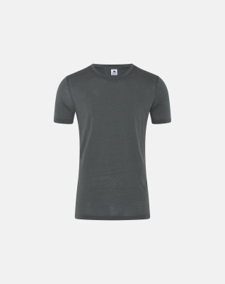 T-shirt, 100% Bio-Wolle, Grün