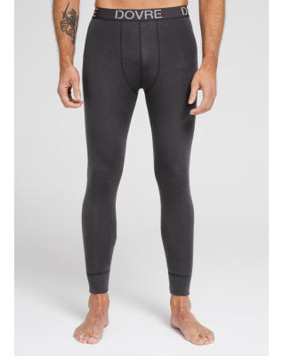 Bio-Wolle, Lange Unterhose, Grau -Dovre