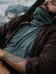 Bio-Wolle, T-Shirt, Grün mit druck -Dovre
