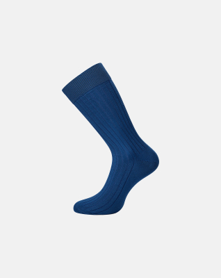 Socken, Bambusviskose, Blau