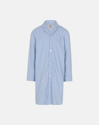 Bambusviskose, Nachthemd mit Knöpfen, Blau -JBS of Denmark Women