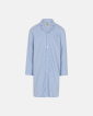 Bambusviskose, Nachthemd mit Knöpfen, Blau -JBS of Denmark Women