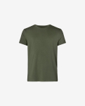Bambus, T-Shirt mit Rundhalsausschnitt, Army -Resteröds