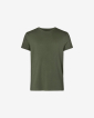 Bambus, T-Shirt mit Rundhalsausschnitt, Army - Resteröds