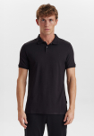 Bambusviskose, Polo Pique, Schwarz -JBS of Denmark Men