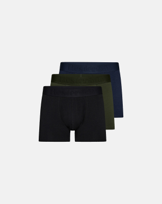 Bio-Baumwolle, Boxershorts, 3-Pack, Mehfarbig -Resteröds