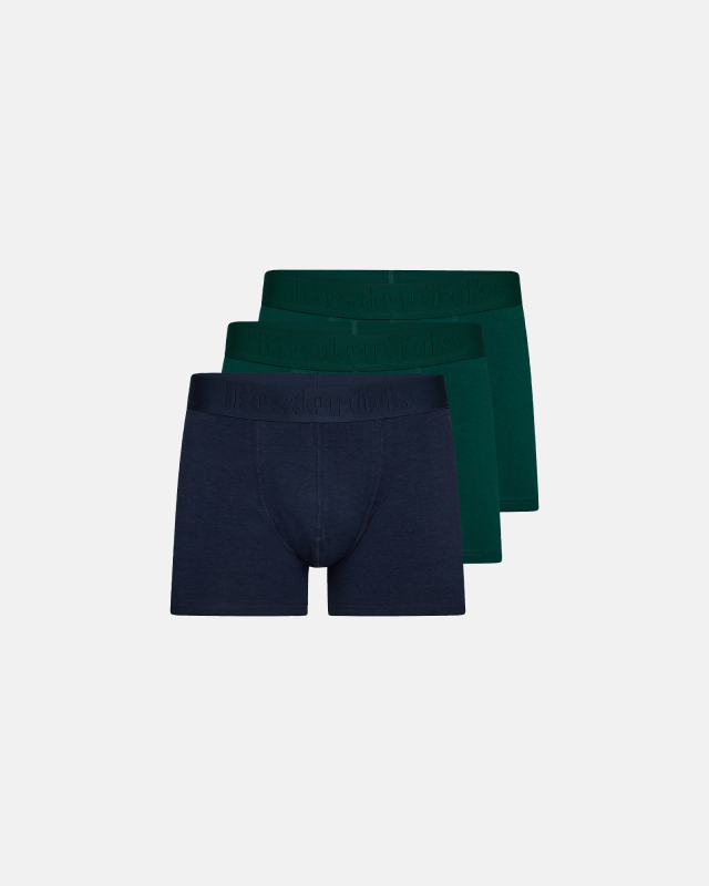 Bio-Baumwolle, Boxershorts, 3-Pack, Mehfarbig -Resteröds