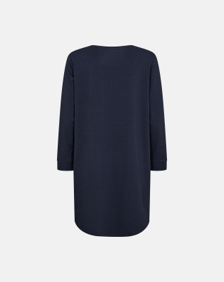 Bambusviskose, Big Shirt mit Ärmeln, Navy -JBS of Denmark Women