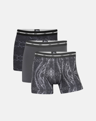 Recycelte polyester, Boxershorts, 3-Pack, Mehrfarbig 22 -JBS