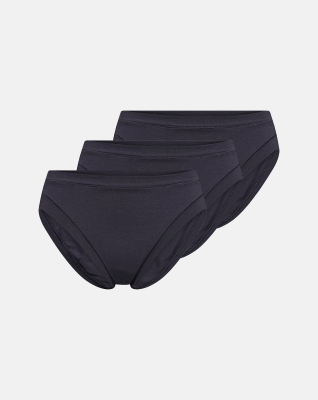 Bambusviscose, Slip, 5er-pack, Grau -JBS of Denmark Women