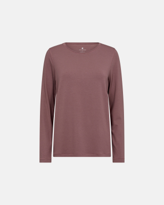 Bambusviskose, Langärmelig T-Shirt, Rosa
