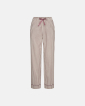 100% Bio-Baumwolle, Schlafanzughose "Flanell", Gestreift rosa - JBS of Denmark Women