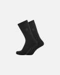 Bambusviskose, Tennissocken, 2-pack, Schwarz