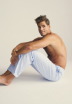 Bambusviskose, Pyjamahose, Blaugestreift -JBS of Denmark Men