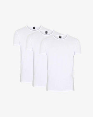 Unterhemd 3-pack, Bio-Baumwolle, Weiß