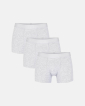 Bambus, Boxershorts, 3-pack, Grau, Junge -JBS of Denmark Kids