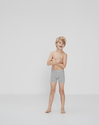 Bambus, Boxershorts, 3-pack, Grau, Junge