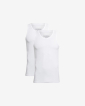 Bambusviskose, Unterhemd Top, 2-pack, Weiß - JBS
