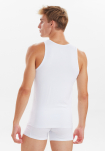Bambusviskose, Unterhemd Top, 2-pack, Weiß -JBS