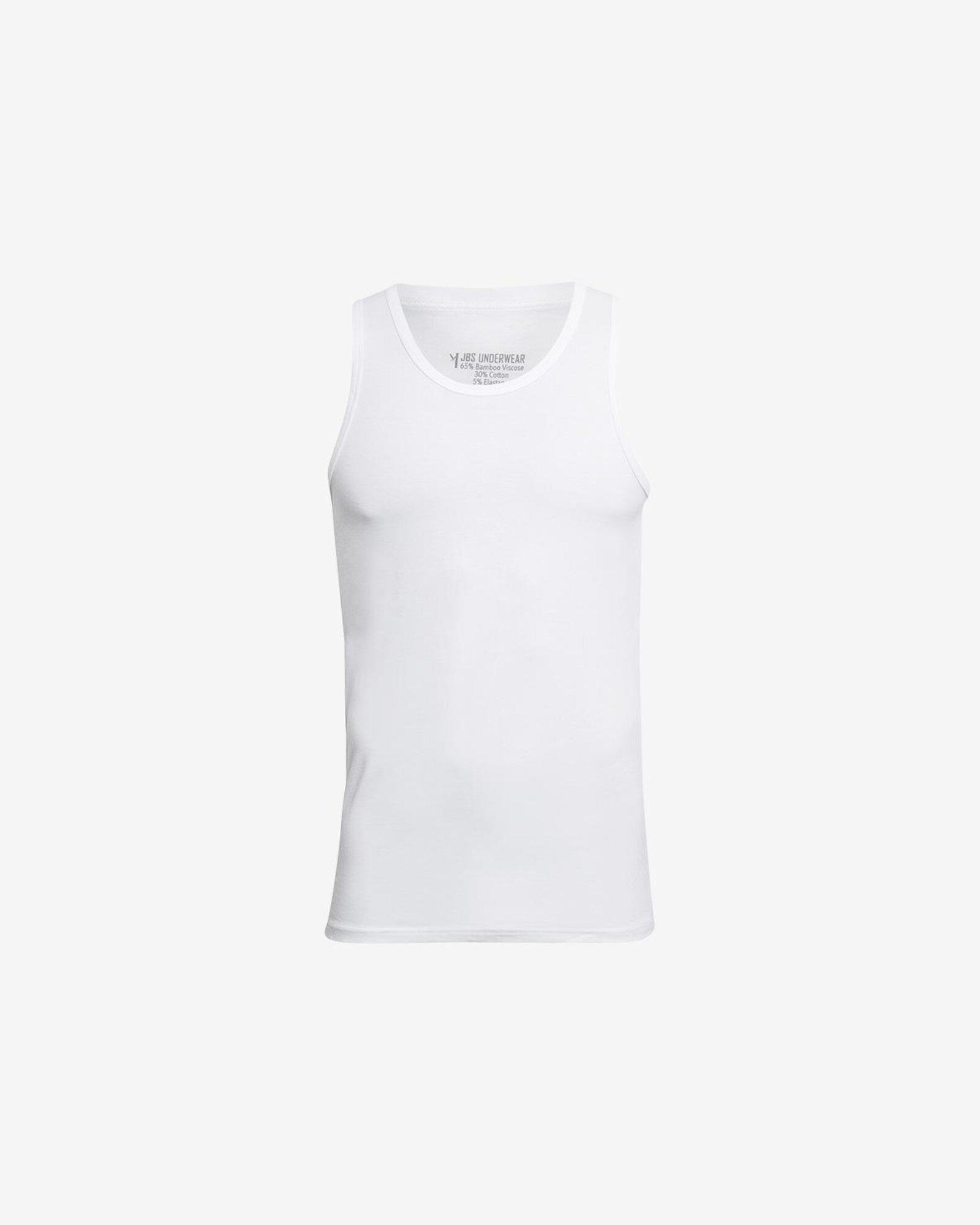 Bambusviskose, Unterhemd Top, 2-pack, Weiß -JBS Bambusviskose, Unterhemd Top, 2-pack, Weiß -JBS