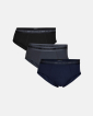 Bambusviskose, Slips Unterhosen, 3-Pack, mehrfarbig marine -JBS
