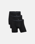 Bambusviskose, Boxershorts "Lange Beine", 3er-Pack, Schwarz -JBS