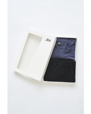 Bambusviskose, Pyjama-Set, Mehrfarbig -JBS
