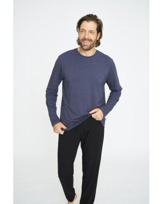 Bambusviskose, Pyjama-Set, Mehrfarbig -JBS