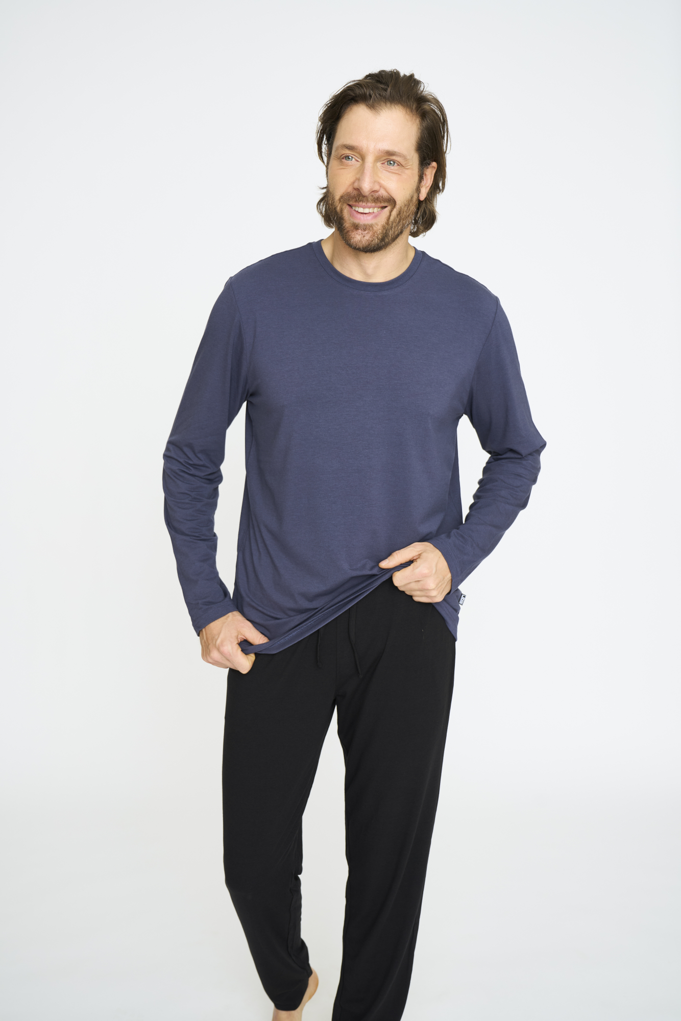 Bambusviskose, Pyjama-Set, Mehrfarbig -JBS Bambusviskose, Pyjama-Set, Mehrfarbig -JBS