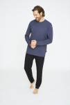 Bambusviskose, Pyjama-Set, Mehrfarbig -JBS