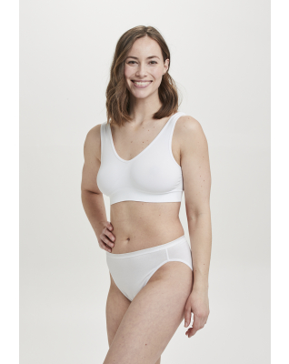 Bio-Baumwolle, Tai Panties, 5-Pack, Weiß -Decoy