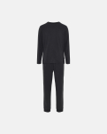 Bambusviskose, Pyjama-Set, Schwarz