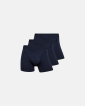Bambusviskose, Boxershorts, 3-Pack, Marineblau - Claudio
