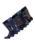Bambusviskose, Socken, 7-pack, Merfarbig -JBS