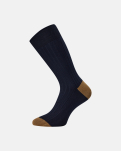Socken, Bambusviskose, Marine